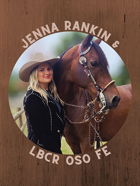 Jenna Rankin & LBCR Oso Fe