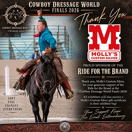 Riding For the Brand Sponsor, Molly's Custom Silver